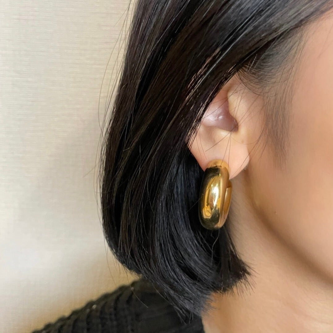 チャンキーボリュームピアス